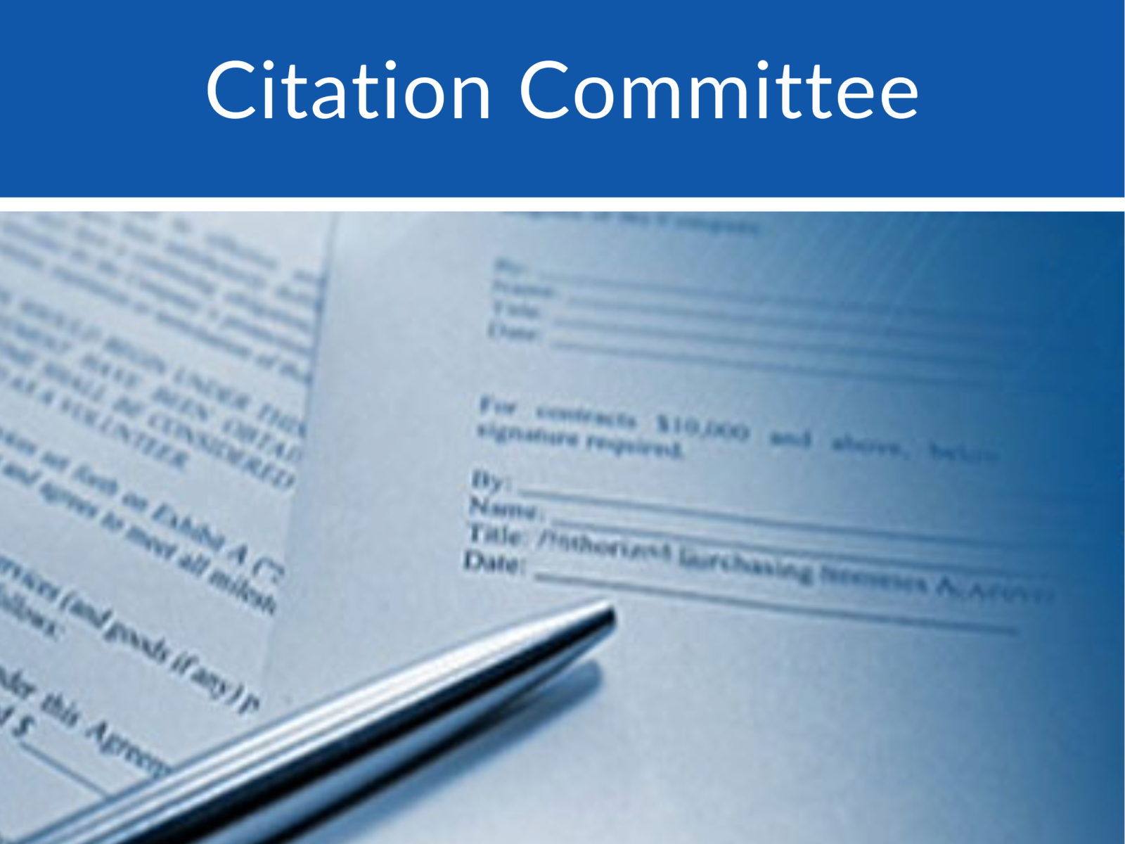Citation Committee