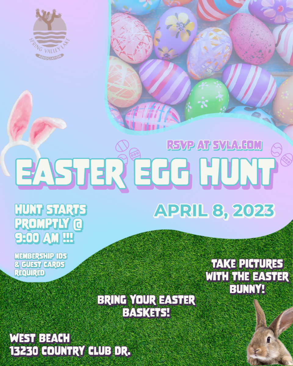 Easter Egg Hunt: Saturday, April 8th / 9 AM / West Beach