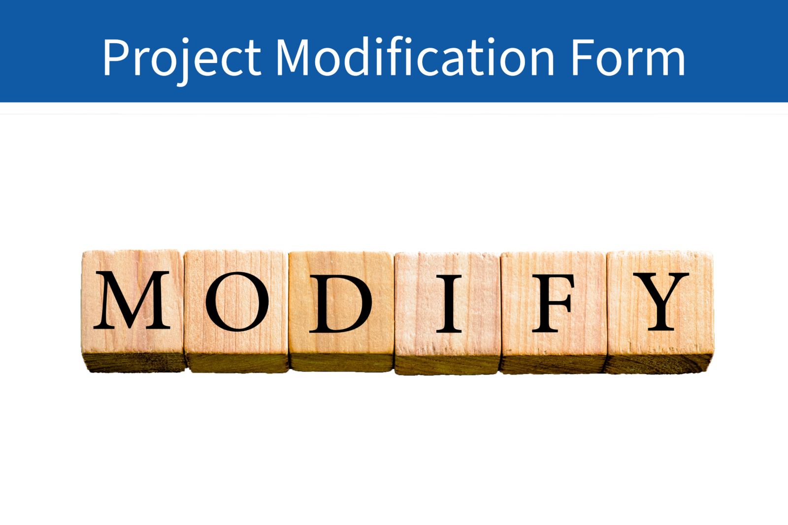 Architectural Project Modification Form