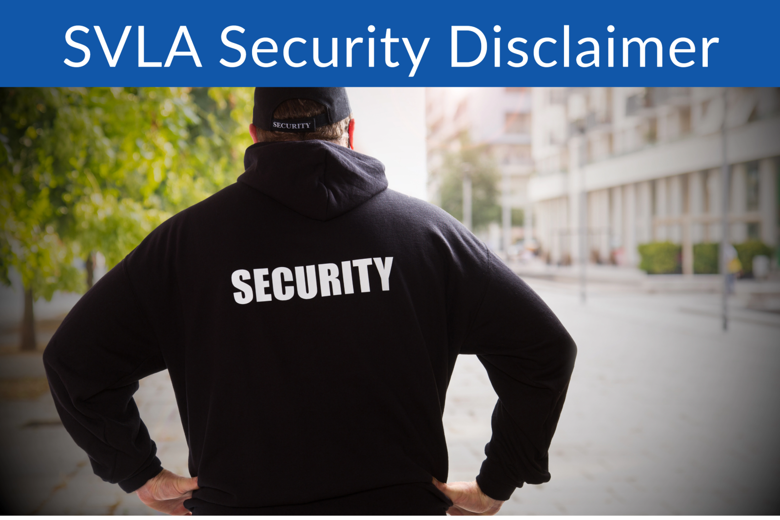 SVLA Security Disclaimer