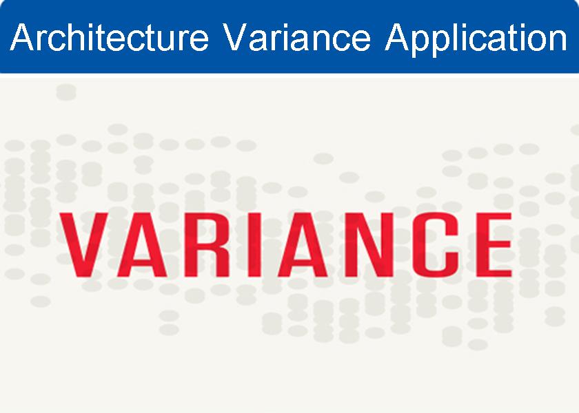 Architecture Variance Application