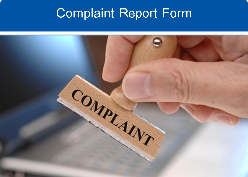 Complaint Report Form