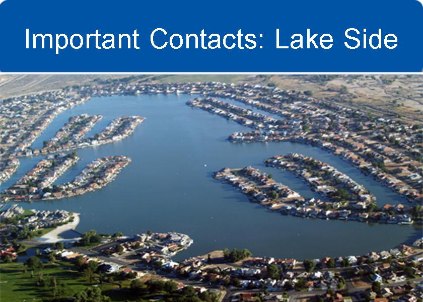 Important Contacts: Lake Side