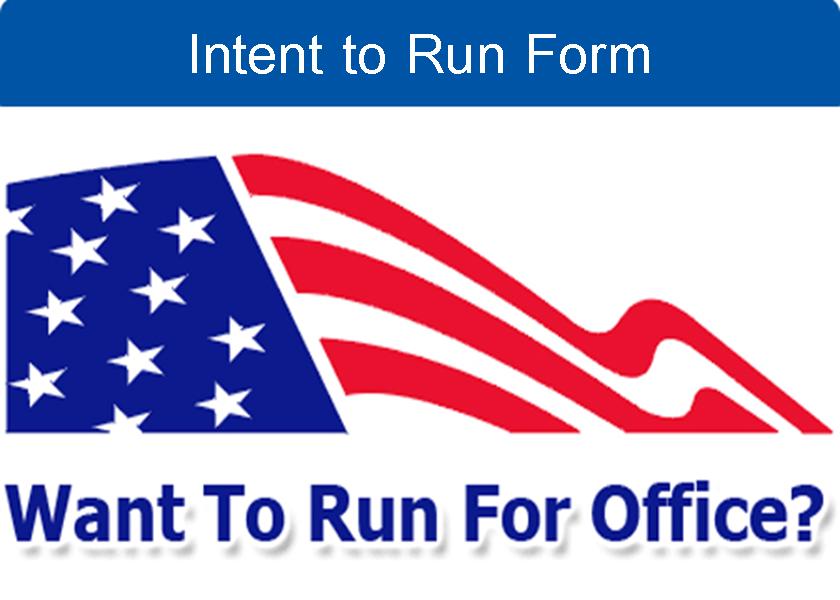 Intent to Run Form