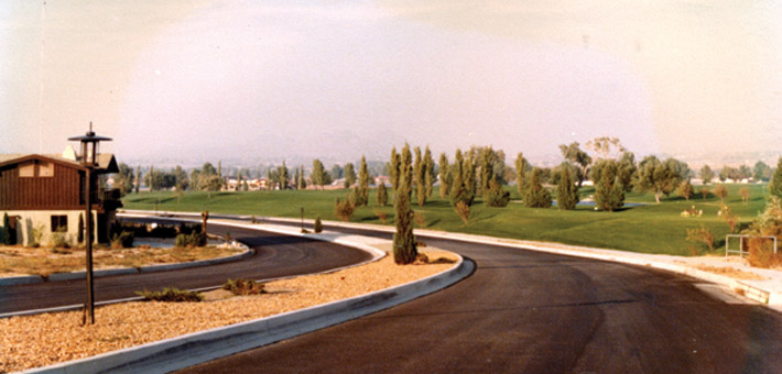 old pic of parkway and golf course